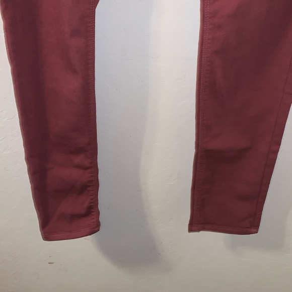 -Women's Maternity Just Black Burg Red Denim Skinny Pant Leggings #SF72M-Size 30 - Picture 7 of 13
